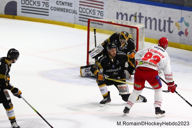 Photo hockey match Rouen - Grenoble  le 28/11/2023