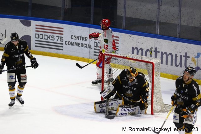 Photo hockey match Rouen - Grenoble  le 28/11/2023