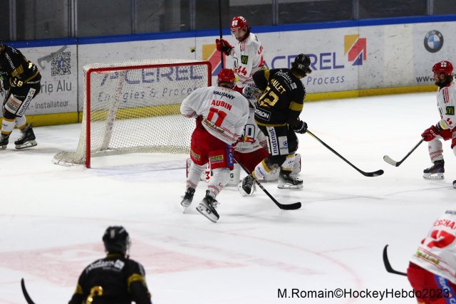 Photo hockey match Rouen - Grenoble  le 28/11/2023