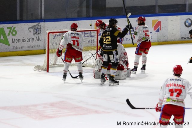 Photo hockey match Rouen - Grenoble  le 28/11/2023