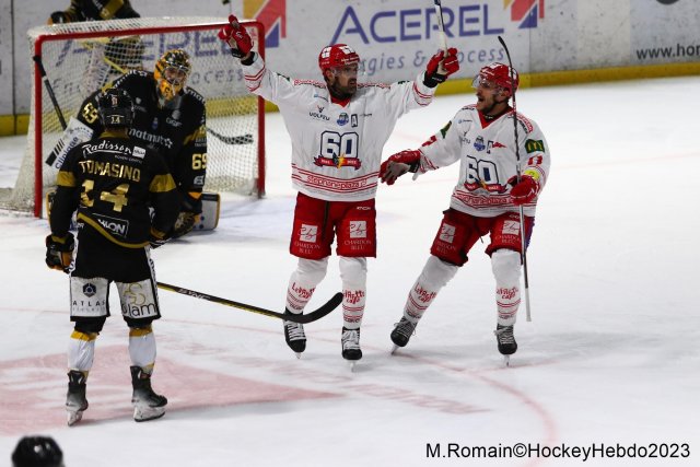 Photo hockey match Rouen - Grenoble  le 28/11/2023