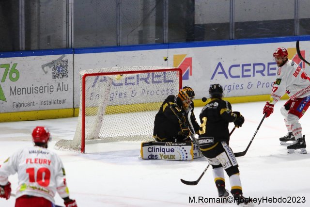 Photo hockey match Rouen - Grenoble  le 28/11/2023