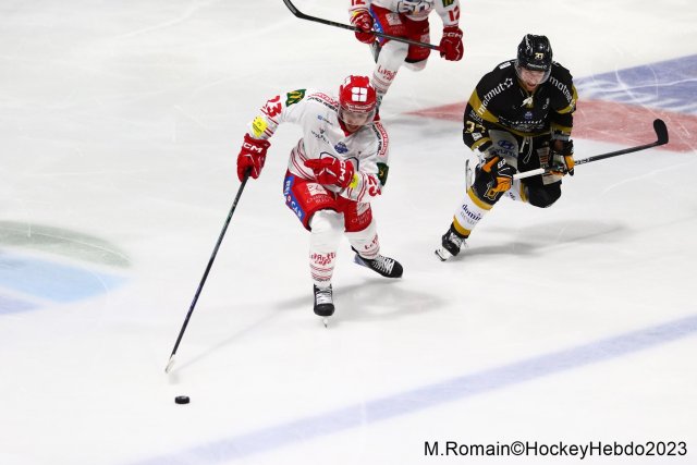 Photo hockey match Rouen - Grenoble  le 28/11/2023