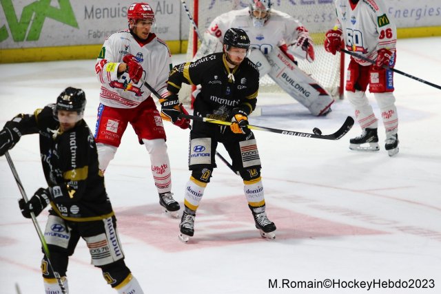 Photo hockey match Rouen - Grenoble  le 28/11/2023