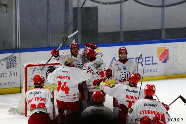 Photo hockey match Rouen - Grenoble  le 28/11/2023