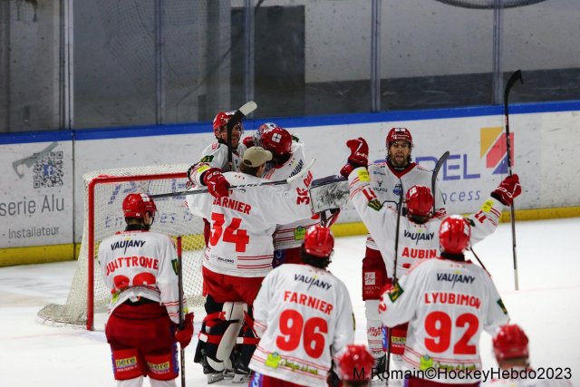 Photo hockey match Rouen - Grenoble  le 28/11/2023