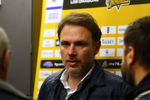 Photo hockey match Rouen - Grenoble  le 28/11/2023