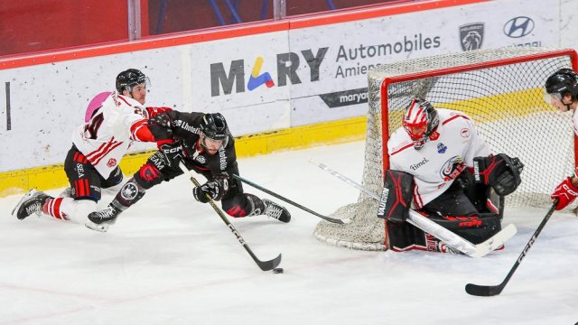 Photo hockey match Amiens  - Nice le 28/11/2023