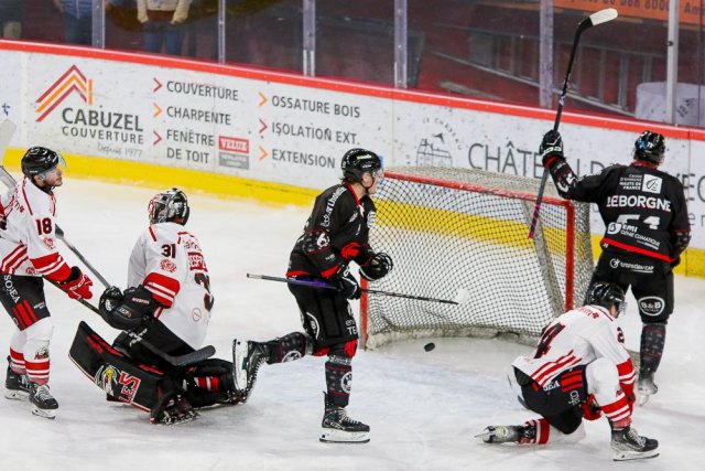 Photo hockey match Amiens  - Nice le 28/11/2023