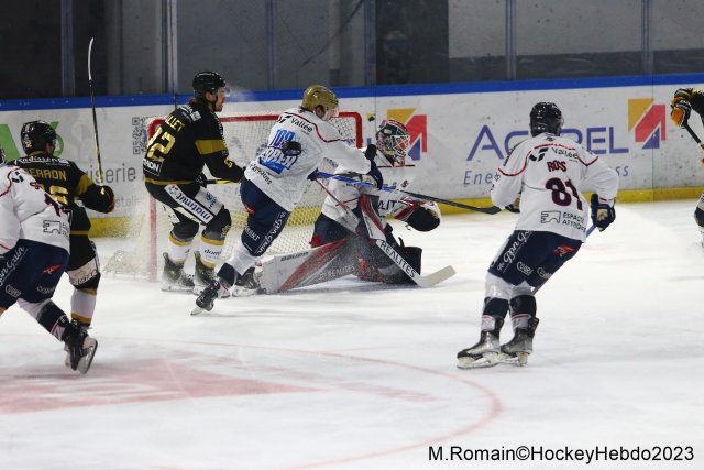 Photo hockey match Rouen - Angers  le 01/12/2023