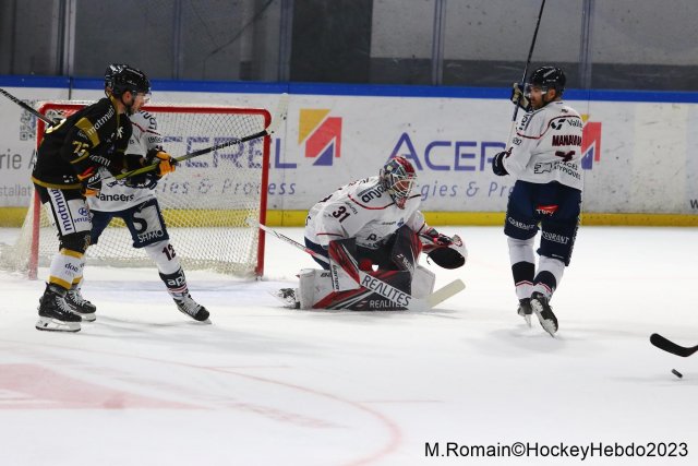 Photo hockey match Rouen - Angers  le 01/12/2023