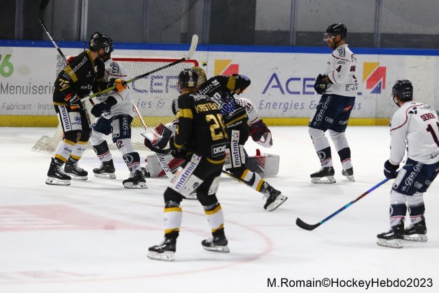 Photo hockey match Rouen - Angers  le 01/12/2023