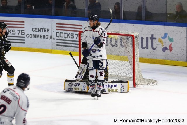 Photo hockey match Rouen - Angers  le 01/12/2023