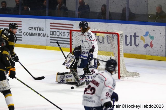 Photo hockey match Rouen - Angers  le 01/12/2023