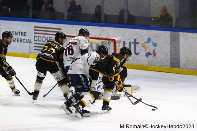 Photo hockey match Rouen - Angers  le 01/12/2023