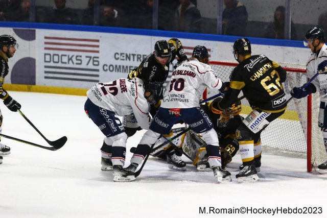 Photo hockey match Rouen - Angers  le 01/12/2023