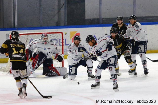 Photo hockey match Rouen - Angers  le 01/12/2023