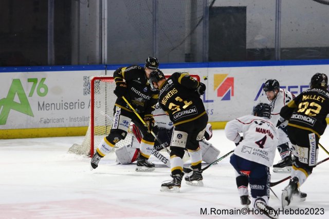 Photo hockey match Rouen - Angers  le 01/12/2023
