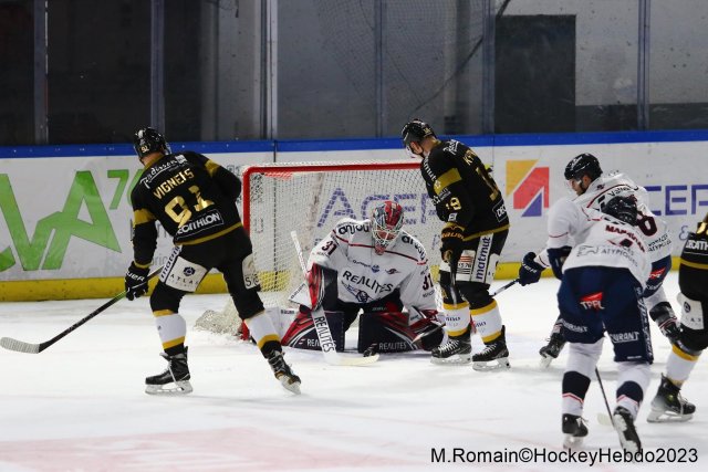 Photo hockey match Rouen - Angers  le 01/12/2023