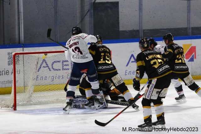 Photo hockey match Rouen - Angers  le 01/12/2023