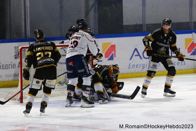 Photo hockey match Rouen - Angers  le 01/12/2023