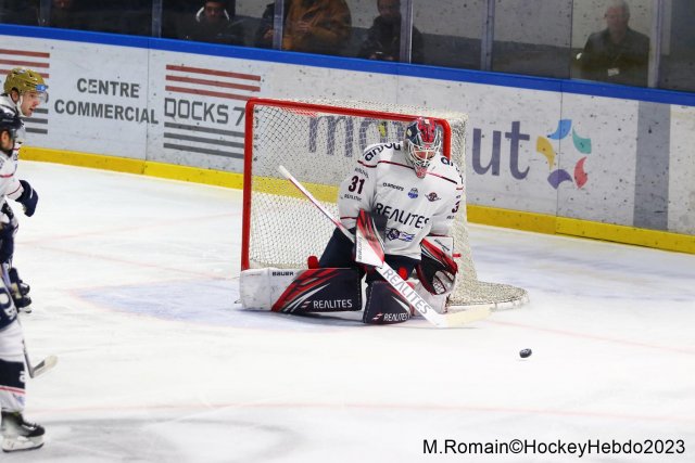 Photo hockey match Rouen - Angers  le 01/12/2023