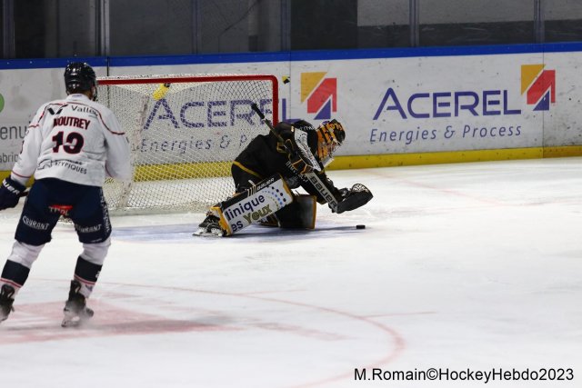 Photo hockey match Rouen - Angers  le 01/12/2023