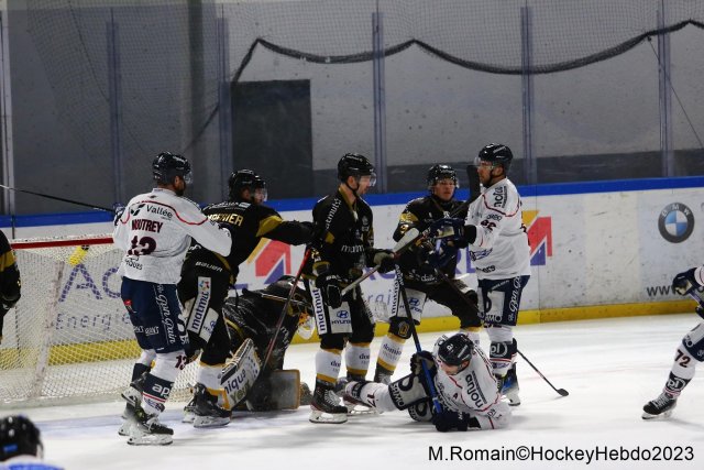 Photo hockey match Rouen - Angers  le 01/12/2023