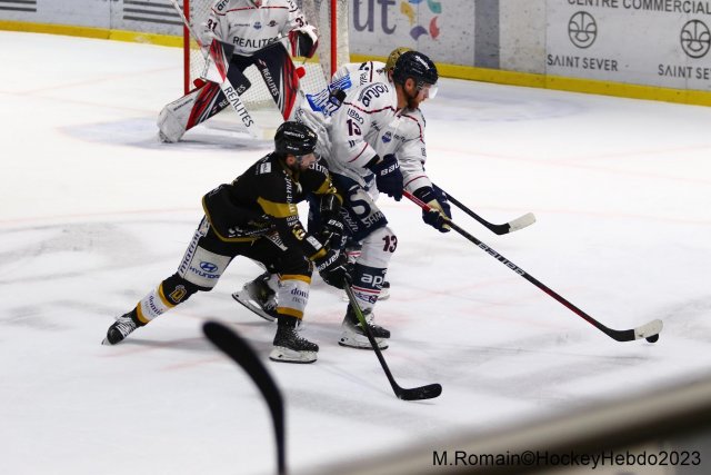 Photo hockey match Rouen - Angers  le 01/12/2023
