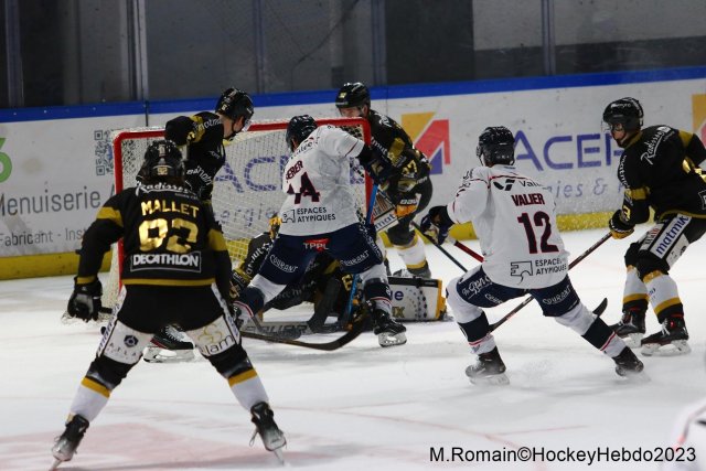 Photo hockey match Rouen - Angers  le 01/12/2023