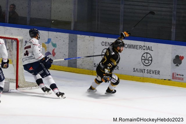 Photo hockey match Rouen - Angers  le 01/12/2023