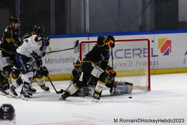 Photo hockey match Rouen - Angers  le 01/12/2023