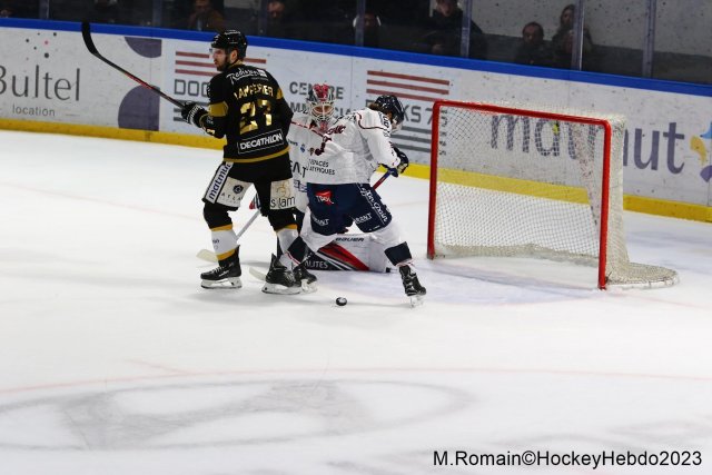 Photo hockey match Rouen - Angers  le 01/12/2023