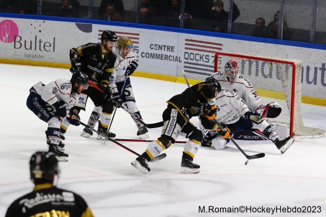 Photo hockey match Rouen - Angers  le 01/12/2023