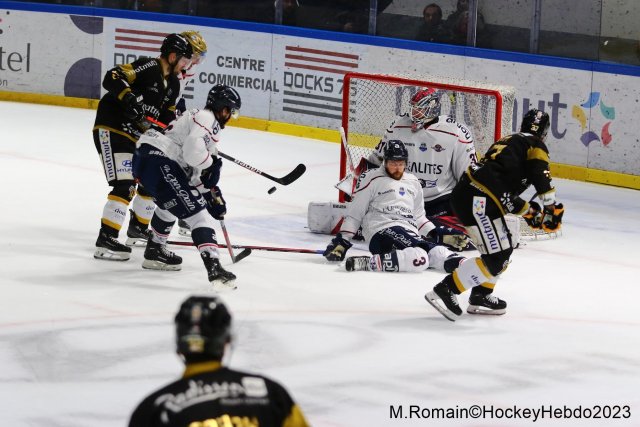 Photo hockey match Rouen - Angers  le 01/12/2023