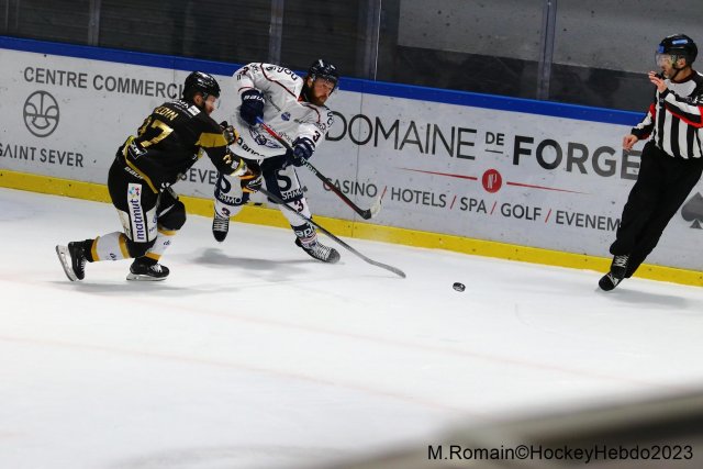 Photo hockey match Rouen - Angers  le 01/12/2023