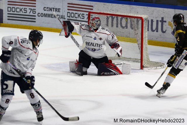 Photo hockey match Rouen - Angers  le 01/12/2023