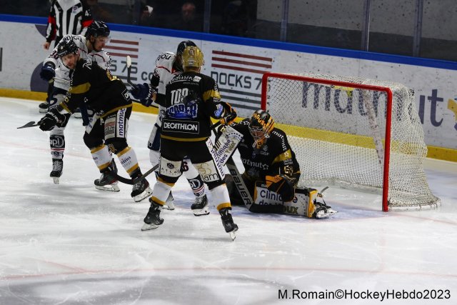Photo hockey match Rouen - Angers  le 01/12/2023