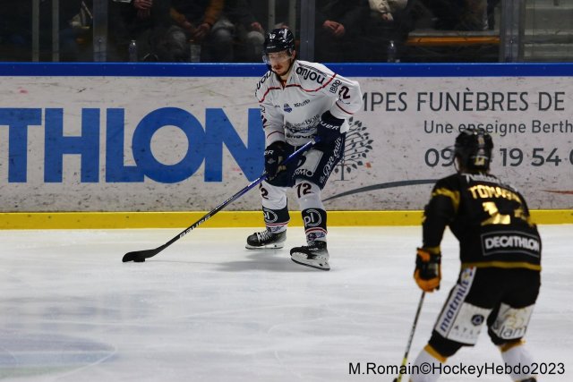 Photo hockey match Rouen - Angers  le 01/12/2023