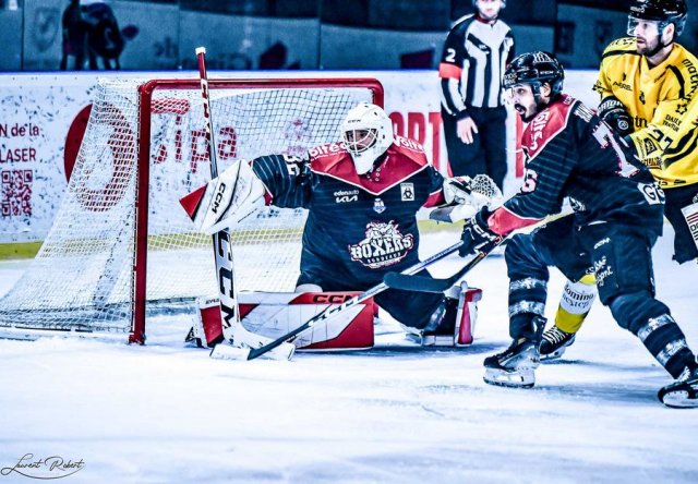 Photo hockey match Bordeaux - Rouen le 03/12/2023