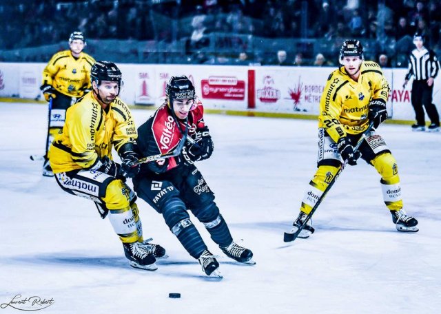 Photo hockey match Bordeaux - Rouen le 03/12/2023