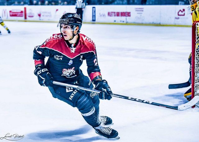 Photo hockey match Bordeaux - Rouen le 03/12/2023