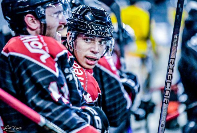 Photo hockey match Bordeaux - Rouen le 03/12/2023