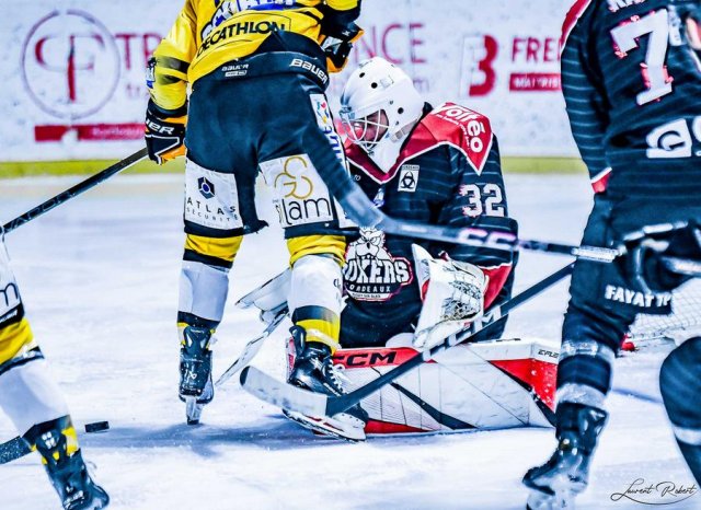 Photo hockey match Bordeaux - Rouen le 03/12/2023