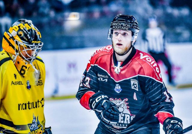 Photo hockey match Bordeaux - Rouen le 03/12/2023