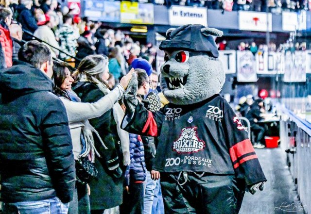 Photo hockey match Bordeaux - Rouen le 03/12/2023