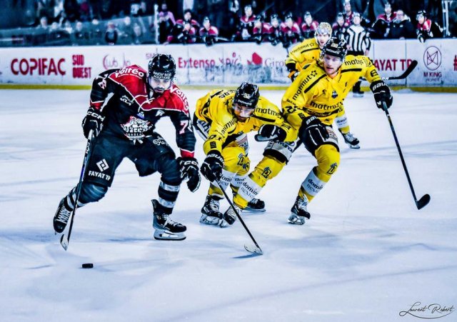 Photo hockey match Bordeaux - Rouen le 03/12/2023