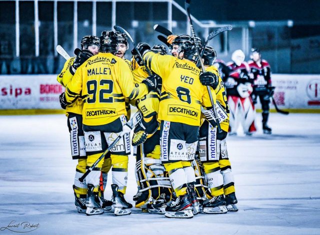Photo hockey match Bordeaux - Rouen le 03/12/2023