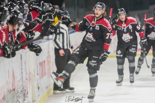 Photo hockey match Bordeaux - Rouen le 03/12/2023