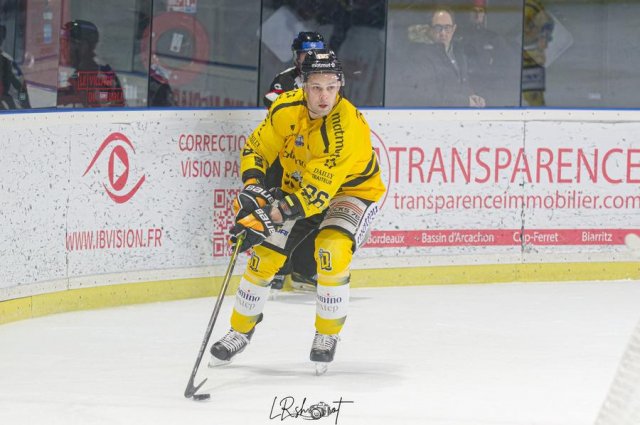 Photo hockey match Bordeaux - Rouen le 03/12/2023